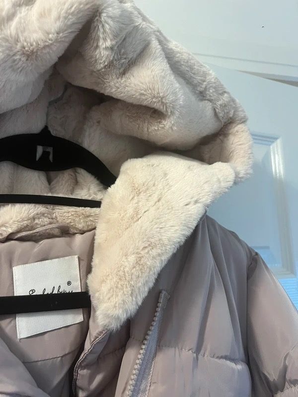 Padded Coat With Faux Fur Hood image 4